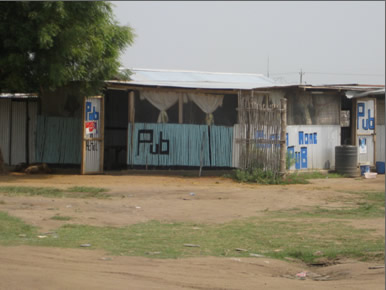 outdoor pub